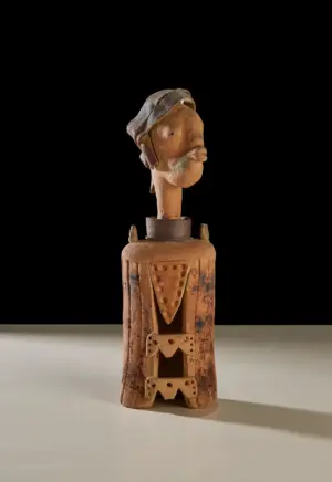 <b>G.Reghu</b><br>Untitled<br>Ceramic<br>16 x 6 x 6 Inches<br>2024