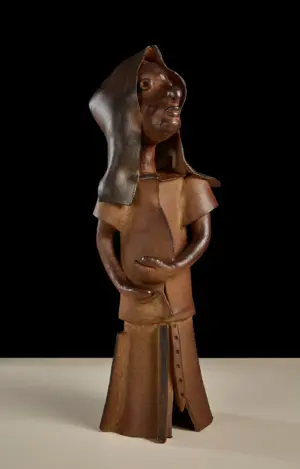 <b>G.Reghu</b><br>Untitled<br>Ceramic<br>24 x 10 x 9 Inches<br>2024