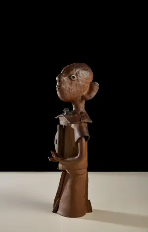 <b>G.Reghu</b><br>Untitled<br>Ceramic<br>19 x 8 x 6 Inches<br>2024