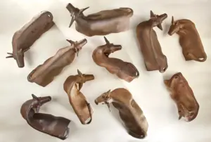 <b>G.Reghu</b><br>Untitled<br>Bronze<br>Ranging from 4 x 9 x 14 Inches Approx. to<br>8 x 12 x 20 Inches Approx.<br>2020