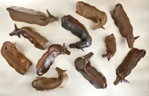 <b>G.Reghu</b><br>Untitled<br>Bronze<br>Ranging from 4 x 9 x 14 Inches Approx. to<br>8 x 12 x 20 Inches Approx.<br>2020