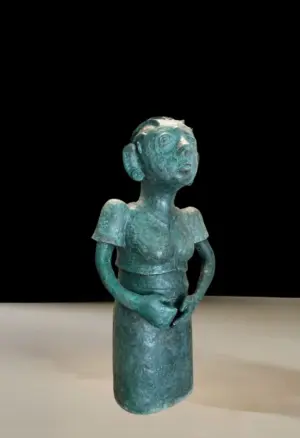 <b>G.Reghu</b><br>Untitled<br>Ceramic<br>38 x 19 x 16 Inches<br>Unknown