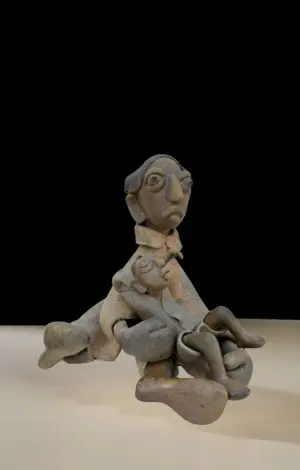 <b>G.Reghu</b><br>Untitled<br>Ceramic<br>10.5 x 12 x 9.5 Inches<br>Unknown