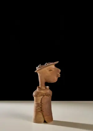 <b>G.Reghu</b><br>Untitled<br>Ceramic<br>11 x 4 x 5 Inches<br>2016