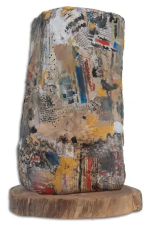 <b> Sharmila Thakur </b><br>Untitled<br>Recycled Media Sculpture <br>9 x 15 x 7 Inches<br>Unknown