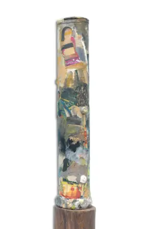 <b> Sharmila Thakur </b><br>Untitled<br>Recycled Media Sculpture <br> 5 x 27 x 5 Inches<br>Unknown