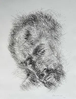 <b>Akbar Padamsee</b><br>Untitled<br>Lithograph on Paper<br>30 x 22.5 Inches<br>2008
