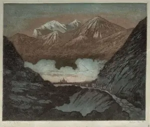 <b>Haren Das</b><br>Untitled<br>Etching on Paper<br> 14 x 16.5 Inches<br>1984