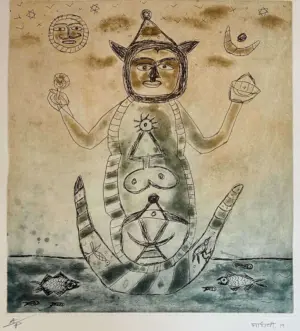 <b>Madhvi Parekh</b><br>Untitled<br>Unknown<br>17 x 15 Inches<br>2019