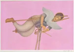 <b>Manjit Bawa</b><br>Untitled<br> Print on Paper<br>20.75 x 14 Inches<br>1990