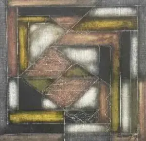 <b>Akkitham Narayanan</b><br>Untitled<br>Oil on Canvas<br>7.25 x 10.25 Inches<br>Unknown