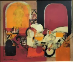 <b>P.Gopinath</b><br>Untitled<br>Acrylic on Canvas<br>17 x 20 Inches<br>Unknown