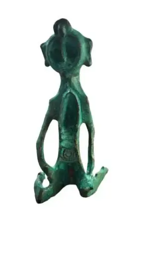 <b>P.S.Nandhan</b><br>Buddha<br>Copper<br>9 x 12 x 5 Inches<br>Unknown