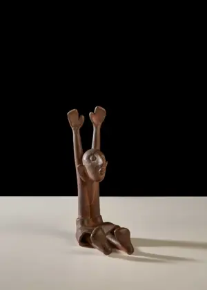 <b>G. Reghu</b><br>Yoga<br>Ceramic<br>10 x 4 x 7 Inches<br>2017