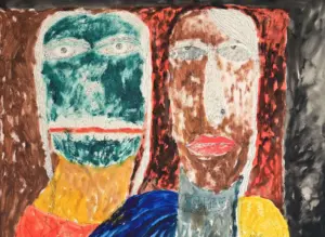 <b>Jaya Ganguly</b><br>Untitled<br>Mixed Media on Paper<br>20.5 x 29 Inches<br>1986