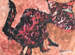 <b>Jaya Ganguly</b><br>Untitled<br>Mixed Media on Paper<br>20.5 x 29 Inches<br>1986