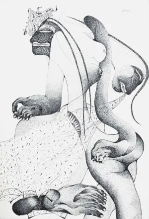 <b>Jaya Ganguly</b><br>Untitled<br>Mixed Media on Paper<br> 40 x 26.5 Inches<br>2005