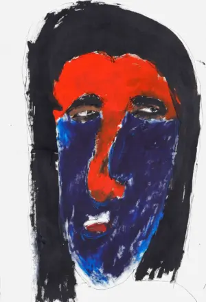 <b>Jaya Ganguly</b><br>Untitled<br>Mixed Media on Paper<br>43.9 x 30.3 Inches<br>1986