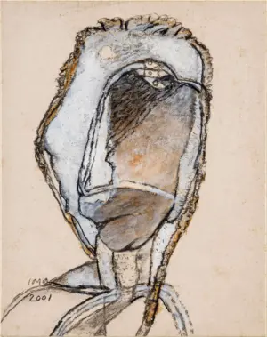 <b>Jaya Ganguly</b><br>Untitled<br>Mixed Media on Paper<br>13.9 x 11 Inches<br>2001