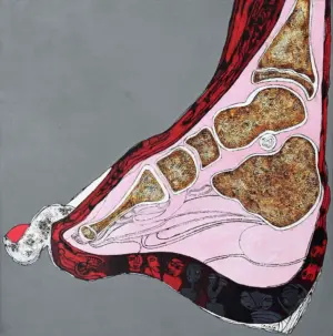 <b>Jaya Ganguly</b><br>Untitled<br>Mixed Media on Canvas<br>24 x 24 Inches<br>2010