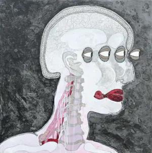 <b>Jaya Ganguly</b><br>Untitled<br>Mixed Media on Canvas<br>24 x 24 Inches<br>2010