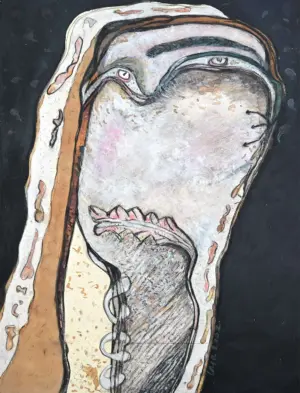 <b>Jaya Ganguly</b><br>Untitled<br>Mixed Media on Paper<br> 24 x 18 Inches<br>2002