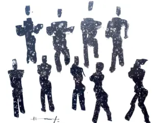 <b>Haren Thakur</b><br>Untitled<br>Ink on Paper<br>8.5 x 10 Inches<br>2018