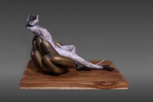 <b>Dhruv Patel</b><br>Untitled<br>Brass<br>19 x 14 x 13 Inches<br>2024