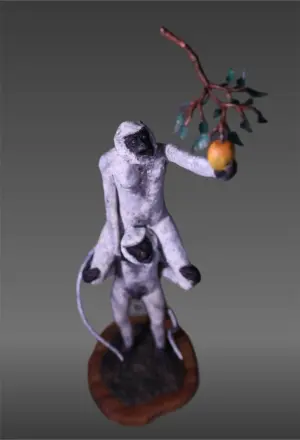 <b>Dhruv Patel</b><br>Untitled<br>Brass<br>12 x 10 x 36 Inches<br>2024