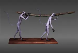 <b>Dhruv Patel</b><br>Untitled<br>Brass<br>10 x 45.5 x 21.5 Inches<br>2024