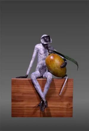 <b>Dhruv Patel</b><br>Untitled<br>Brass<br>8 x 12 x 17 Inches<br>2024