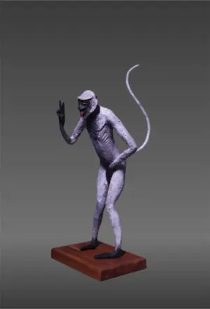 <b>Dhruv Patel</b><br>Untitled<br>Brass<br>11 x 9 x 22 Inches<br>2024