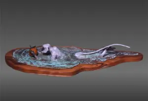 <b>Dhruv Patel</b><br>Untitled<br>Brass<br>14 x 36 x 6 Inches<br>2024