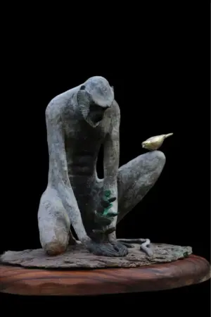 <b>Dhruv Patel</b><br>Untitled<br>Brass<br>12 x 12 x 12 Inches<br>2024