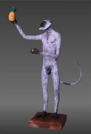 <b>Dhruv Patel</b><br>Untitled<br>Brass<br>9 x 8 x 22 Inches<br>2024