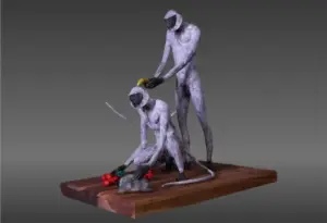 <b>Dhruv Patel</b><br>Untitled<br>Brass<br>15 x 20 x 20 Inches<br>2024