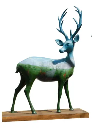 <b>Dushyant Patel</b><br>Untitled<br>Wood<br>25 x 10 x 32.5 Inches<br>Unknown