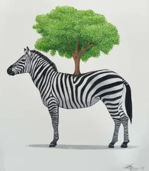 <b>Dushyant Patel</b><br>Untitled<br>Watercolor on Paper<br>11 x 10 Inches<br>2024