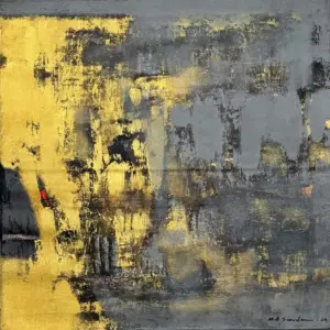 <b>Mukhtar Ahmed Sardar</b><br>Untitled<br>Acrylic on Canvas<br>23.5 x 23.5 Inches<br>2024