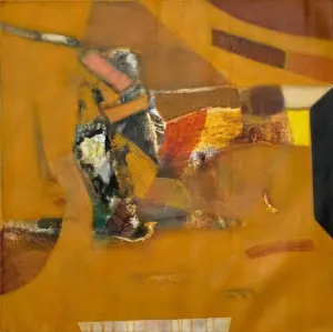 <b>Mukhtar Ahmed Sardar</b><br>Untitled<br>Acrylic on Canvas<br>24 x 24 Inches<br>2024