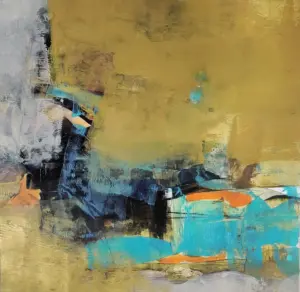 <b>Mukhtar Ahmed Sardar</b><br>Untitled<br>Acrylic on Paper<br>10 x 10 Inches<br>Unknown