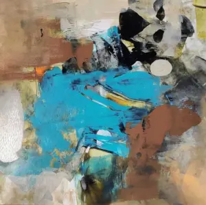 <b>Mukhtar Ahmed Sardar</b><br>Untitled<br>Acrylic on Paper<br>10 x 10 Inches<br>Unknown