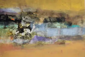 <b>Mukhtar Ahmed Sardar</b><br>Untitled<br>Acrylic on Paper<br>12 x 17.3 Inches<br>Unknown