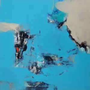 <b>Mukhtar Ahmed Sardar</b><br>Untitled<br>Acrylic on Paper<br>10 x 10 Inches<br>Unknown