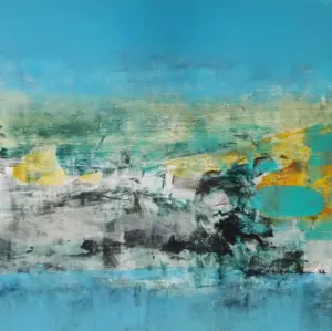 <b>Mukhtar Ahmed Sardar</b><br>Untitled<br>Acrylic on Paper<br>10 x 10 Inches<br>Unknown