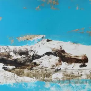 <b>Mukhtar Ahmed Sardar</b><br>Untitled<br>Acrylic on Paper<br>10 x 10 Inches<br>Unknown