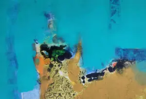 <b>Mukhtar Ahmed Sardar</b><br>Untitled<br>Acrylic on Paper<br>12 x 17.3 Inches<br>Unknown