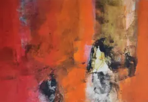 <b>Mukhtar Ahmed Sardar</b><br>Untitled<br>Acrylic on Paper<br>12 x 17.3 Inches<br>Unknown