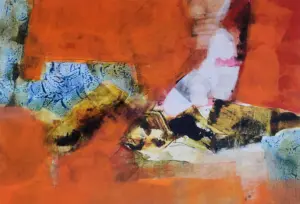 <b>Mukhtar Ahmed Sardar</b><br>Untitled<br>Acrylic on Paper<br>12 x 17.3 Inches<br>Unknown