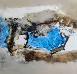 <b>Mukhtar Ahmed Sardar</b><br>Untitled<br>Acrylic on Paper<br>10 x 10 Inches<br>Unknown